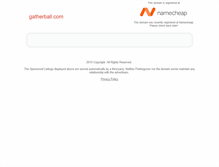 Tablet Screenshot of gatherball.com